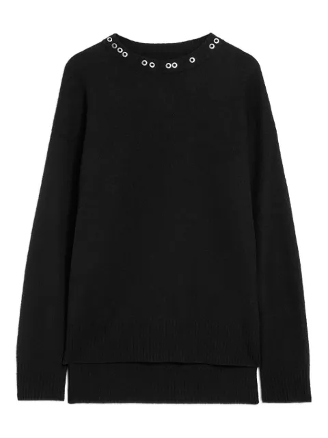 Jil Sander eyelet-embellished sweater Black J22GP0267J14603