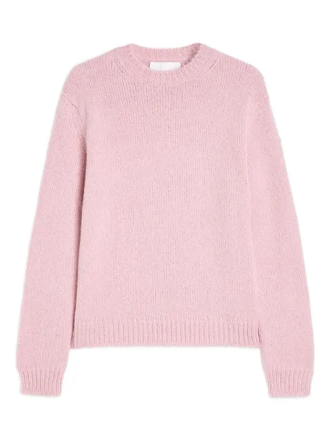Jil Sander ribbed-cuff alpaca-wool-blend sweater Pink J53GP0012J14523