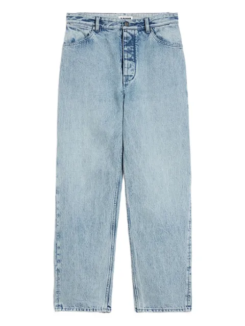 Jil Sander logo-patch jeans Blue J22KA0309J46463