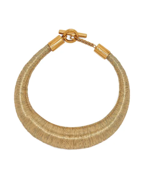 Jil Sander sculpted bracelet Gold J11UY0125P7501
