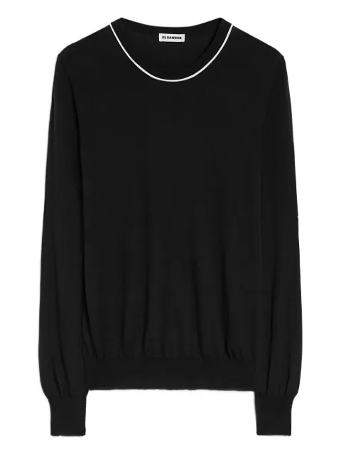 Jil Sander cotton crew-neck sweater Black J61GP0012J15456