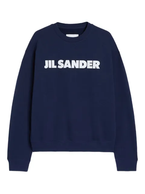 Jil Sander logo-print sweatshirt Blue J54GU0003J20335