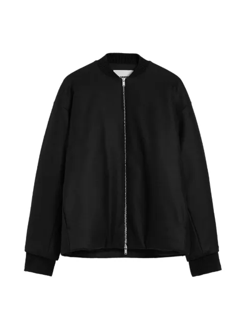 Jil Sander wool bomber jacket Black J22BN0277J40045