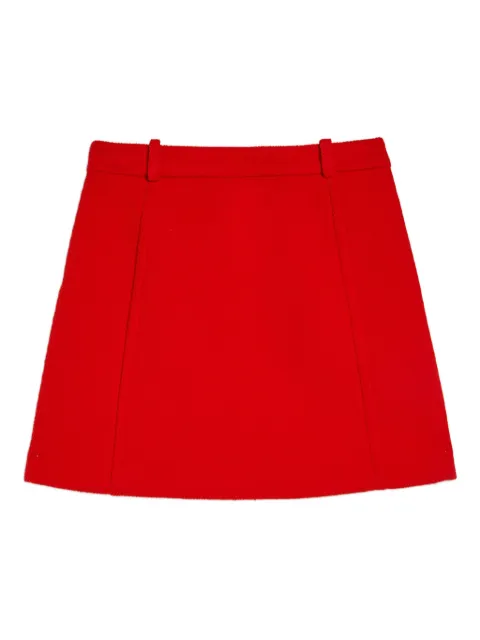 Jil Sander wool mini skirt Red J02MA0339J40262