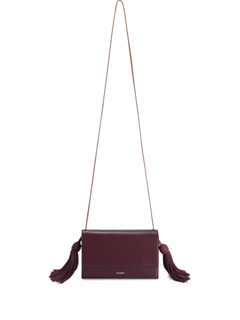 Jil Sander tassel-detailed cross body bag Red J07VL0045P8592