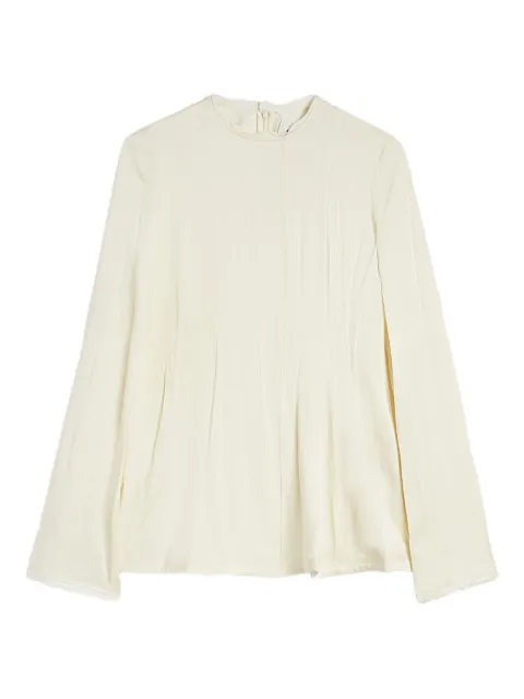 Jil Sander satin blouse White J02NC0271J76018