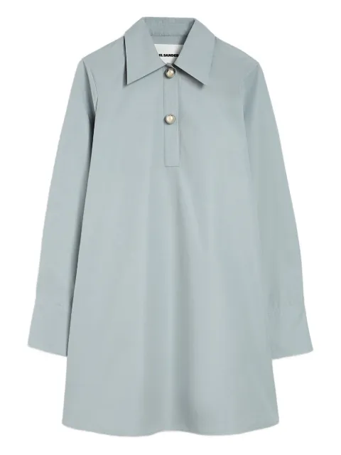 Jil Sander cotton polo dress Blue J02CT0518J45002