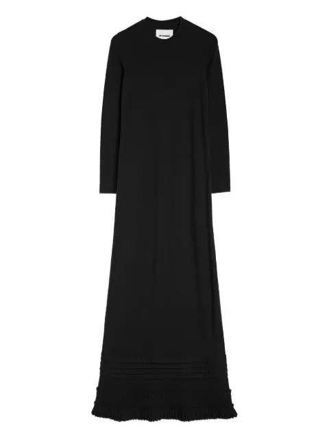 Jil Sander ruffle-detail maxi dress Black J02CT0552J41422