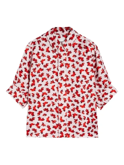 Jil Sander floral-print shirt Red J02DL0241J65333