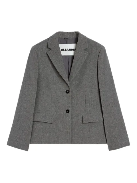 Jil Sander mélange-effect blazer Grey J02BN0228J41557