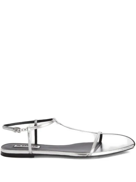 Jil Sander leather sandals Silver J15WP0081P4836