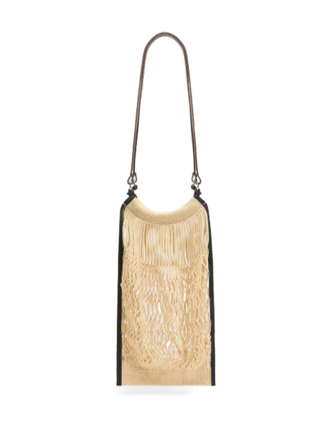 LEMAIRE medium Filt net shopping bag Neutrals BG0076LF1269