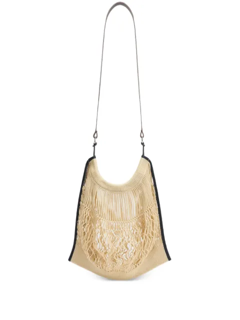 LEMAIRE large crossbody Filt net shopping bag Neutrals BG0075LF1269