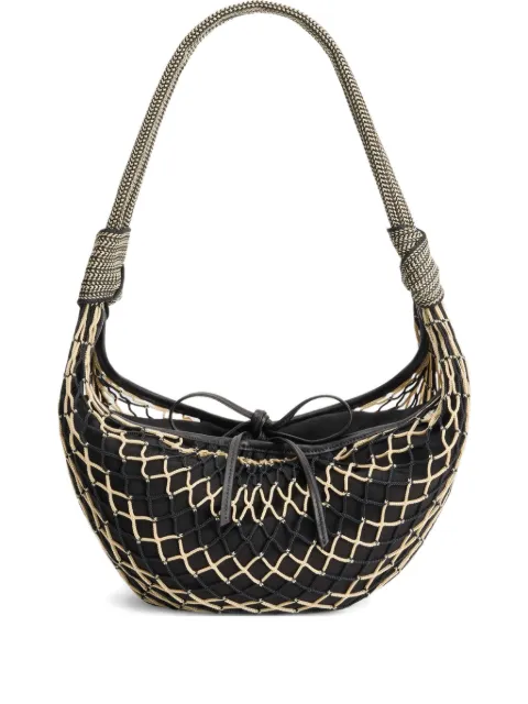 LEMAIRE Fortune Croissant Filt bag Black BG0131TP0006