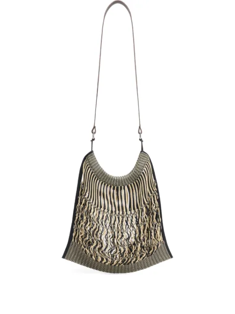 LEMAIRE large crossbody Filt net shopping bag Neutrals BG0075LF1269