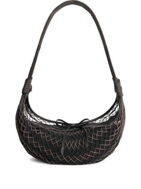 LEMAIRE Croissant Filt bag Black BG0128TP0006