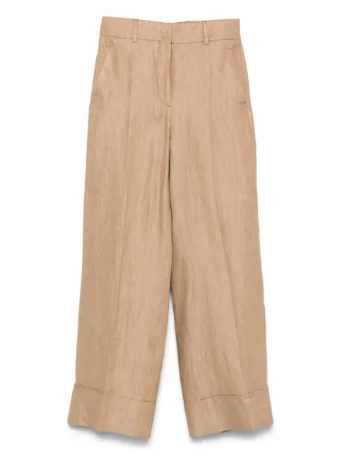 Incotex linen trousers Neutrals 172846D7058
