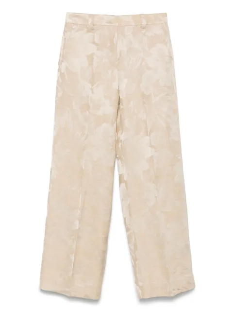Incotex jacquard trousers Neutrals 173874D9483