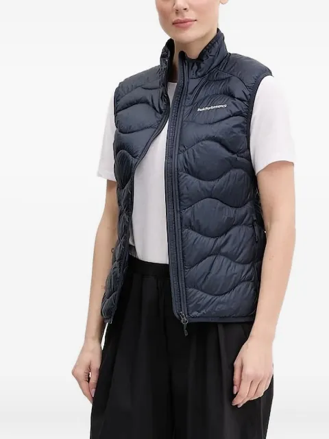 Peak Performance quilted wave vest Blue G79846