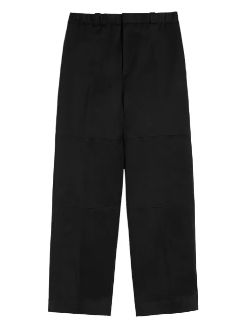 Jil Sander cotton trousers Black J61KA0060J45307