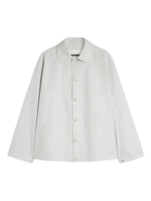 Jil Sander logo-print jacket Grey J54BN0002J45306