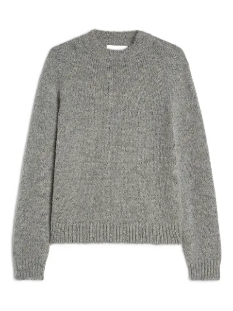 Jil Sander ribbed-cuff alpaca-wool-blend sweater Grey J53GP0012J14523