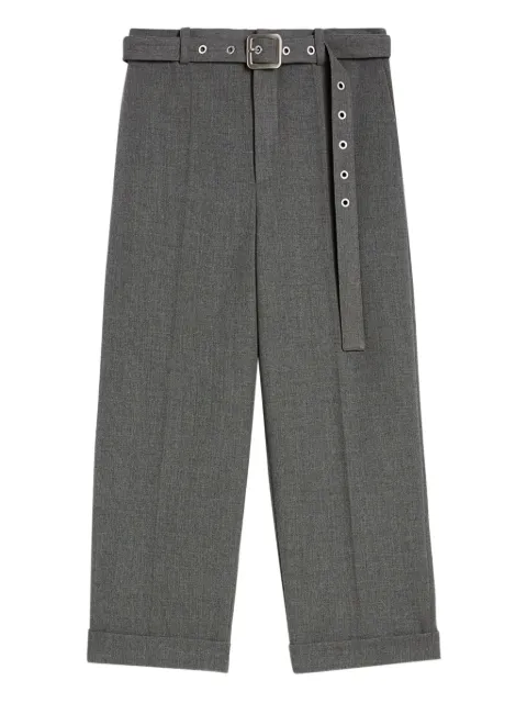 Jil Sander belted pleated trousers Grey J22KA0230J41557