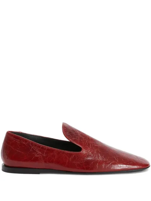 Jil Sander leather loafers Red J15WR0028P8297