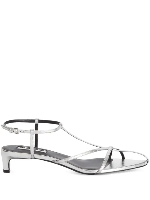 Jil Sander cage low-heel sandals Grey J15WP0129P4836