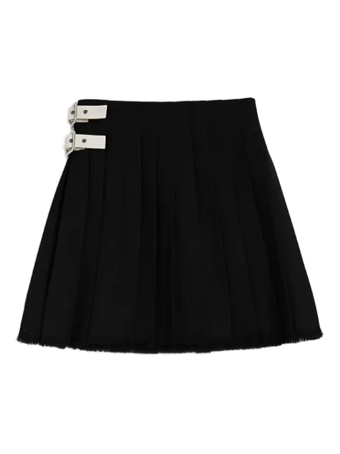 Jil Sander wool mini skirt Black J02MA0314J41557