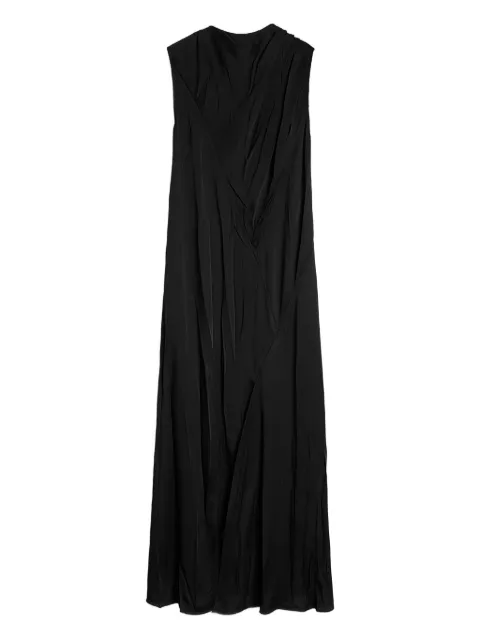 Jil Sander satin maxi dress Black J02CT0511J76018