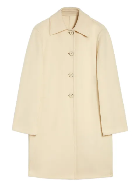 Jil Sander wool coat White J02AA0195J40035