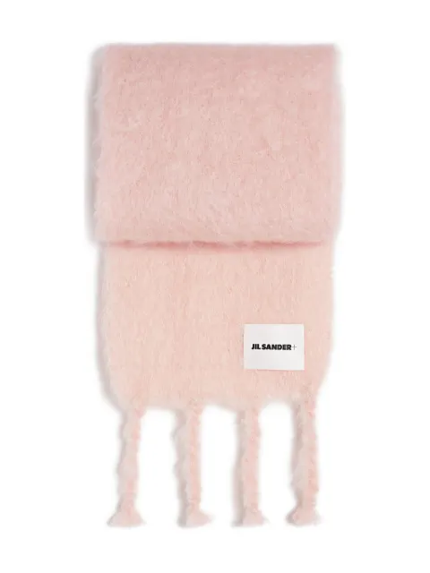 JIL SANDER+ mohair-blend scarf Pink J40TE0132J40041