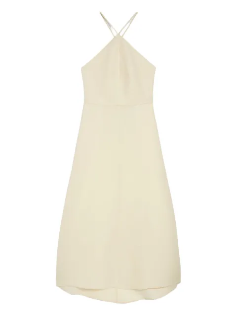 Jil Sander halterneck dress Yellow J01CT0258J55076