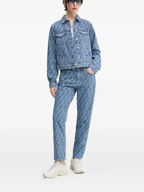Karl Lagerfeld Jeans logo-print branded jeans Blue A2W100631PB