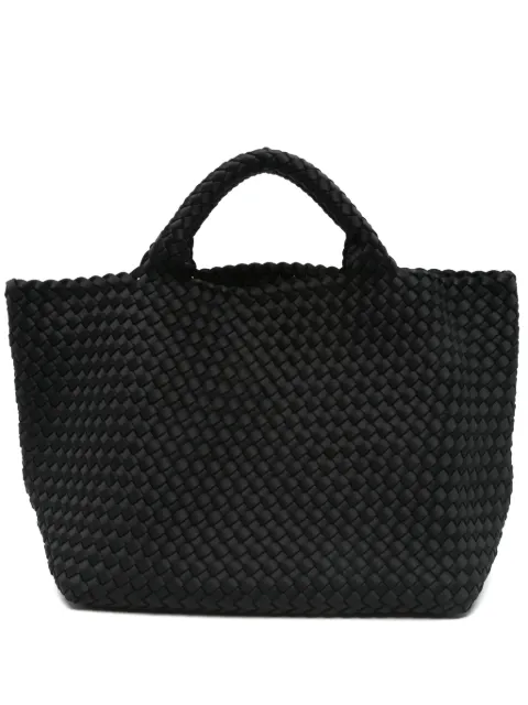 NAGHEDI medium St. Barths woven tote bag Black SN03013LD