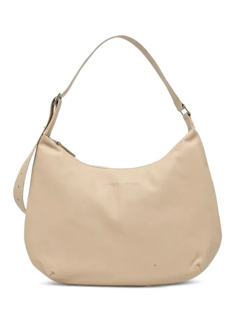 SAMSOE SAMSOE curved top-zip shoulder bag Neutrals F25100102