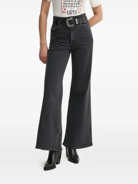 Levi's Ribcage Bell flared jeans Black 001UR