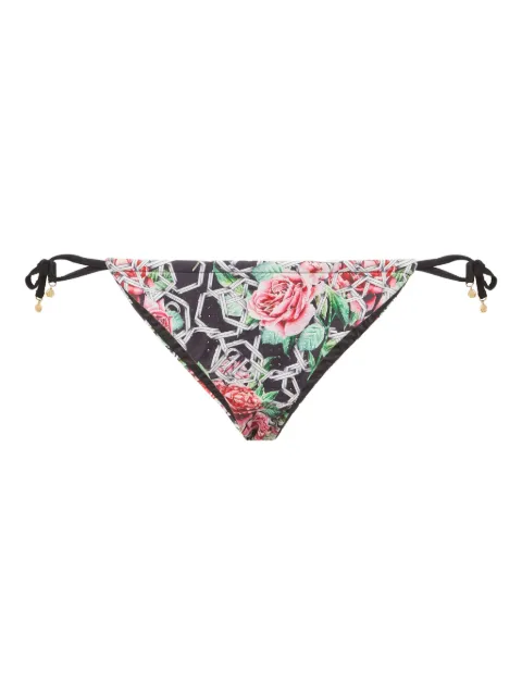 Philipp Plein swimwear bottom slip Chain Flower Red SAECWUY0233PTE003N