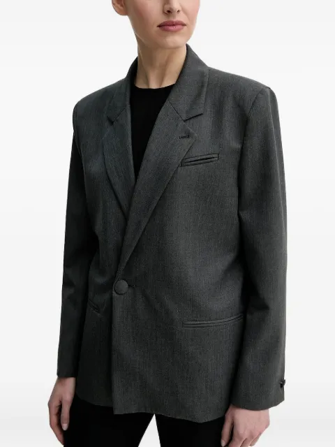 Won Hundred single-button long-sleeve jacket Grey 349414275