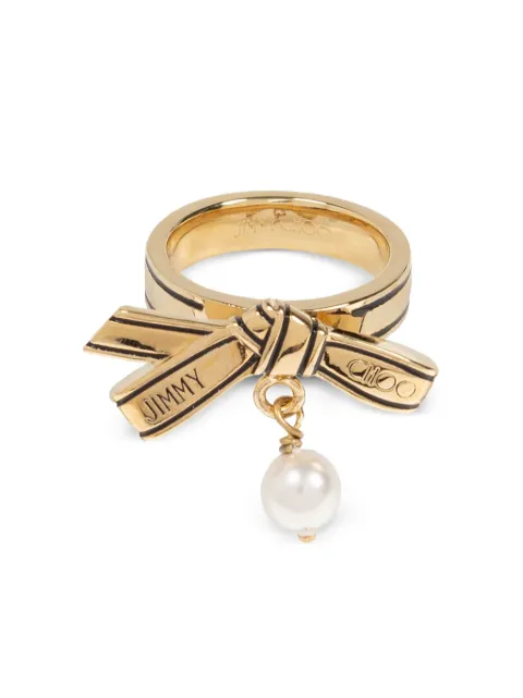 Jimmy Choo Ribbon ring Gold RIBBONRINGJKI