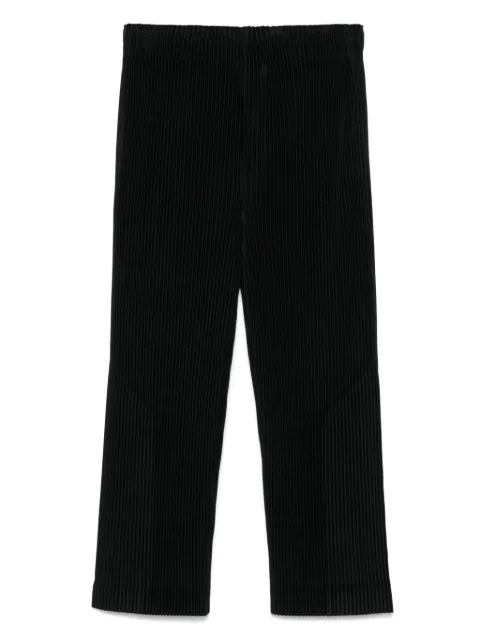 Homme Plissé Issey Miyake pleated straight-leg trousers Black HP56JF119