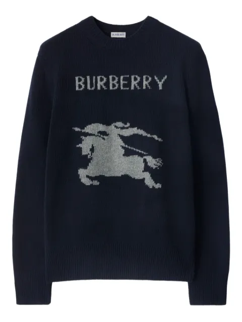 Burberry Equestrian Knight-motif sweater Blue 8114154