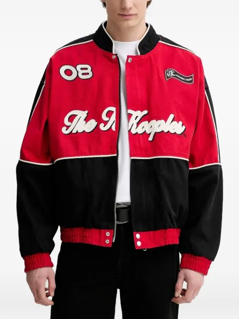 The Kooples racing-number panelled jacket Black HBLO30010K