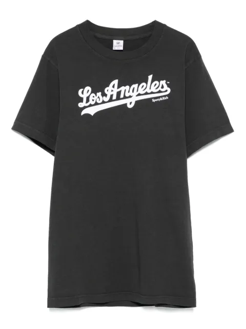 Sporty & Rich Dodgers T-shirt Black TO043627667BA022