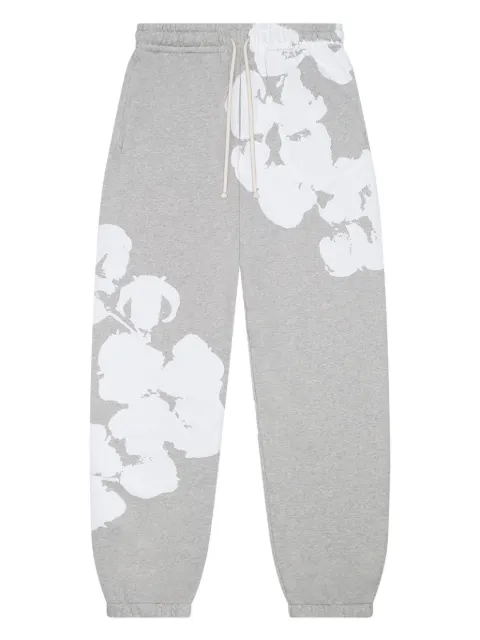 Denim Tears Big Cotton Wreath track pants Grey DT098