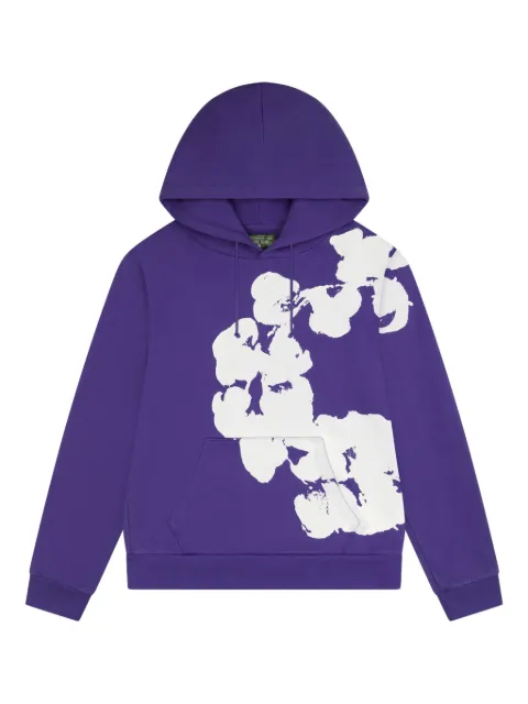 Denim Tears Big Cotton Wreath hoodie Purple DT092