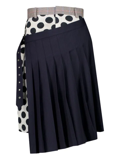 Charles Jeffrey Loverboy polka-dot skirt Blue 54040402