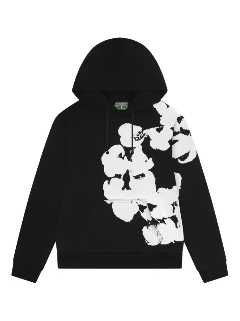 Denim Tears Big Cotton Wreath hoodie Black DT093