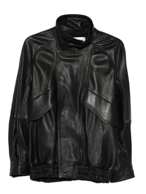 Nour Hammour Artiste leather jacket Black NH317